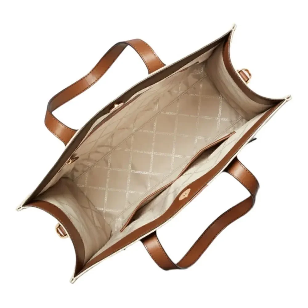 MICHAEL Michael Kors Kempner Large North-South Canvas Tote Bag - Picture 3 of 9